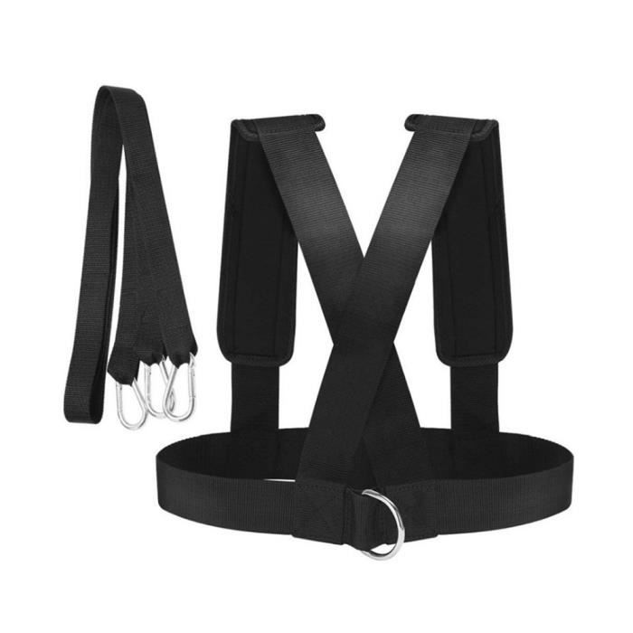 Vitesse course entraînement sangles résistance harnais gilet harnais ceinture de traction force maison Gym Fitness femmes hommes