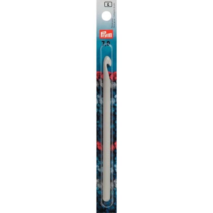 PRYM Crochet Laine 7 mm Manche Plastique