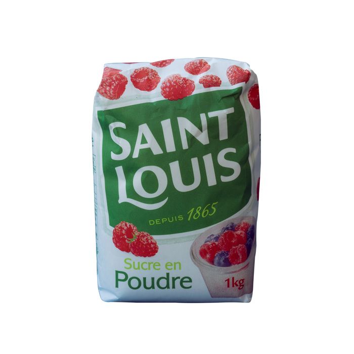 Sucre en poudre - Saint Louis - paquet 1kg