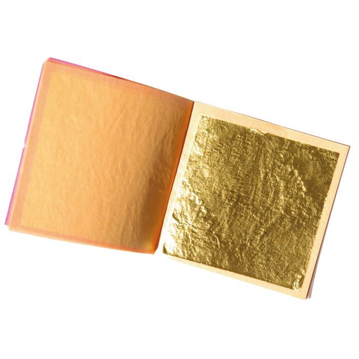 Carnet de 5 feuilles d'or 22 carats - Scrapcooking