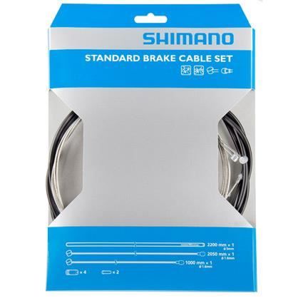 Shimano Kit cable et gaine de frein VTT - Noir