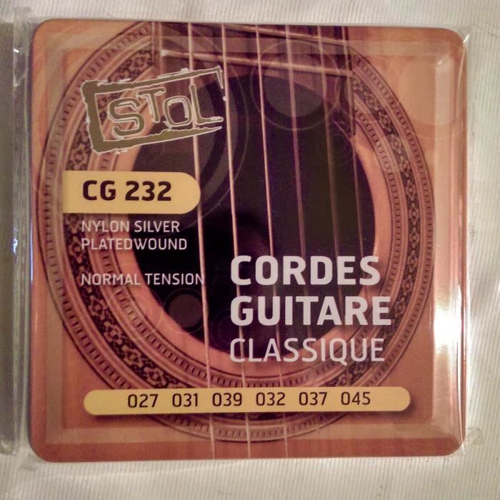 CORDES GUITARE CLASSIQUE BOITE METAL