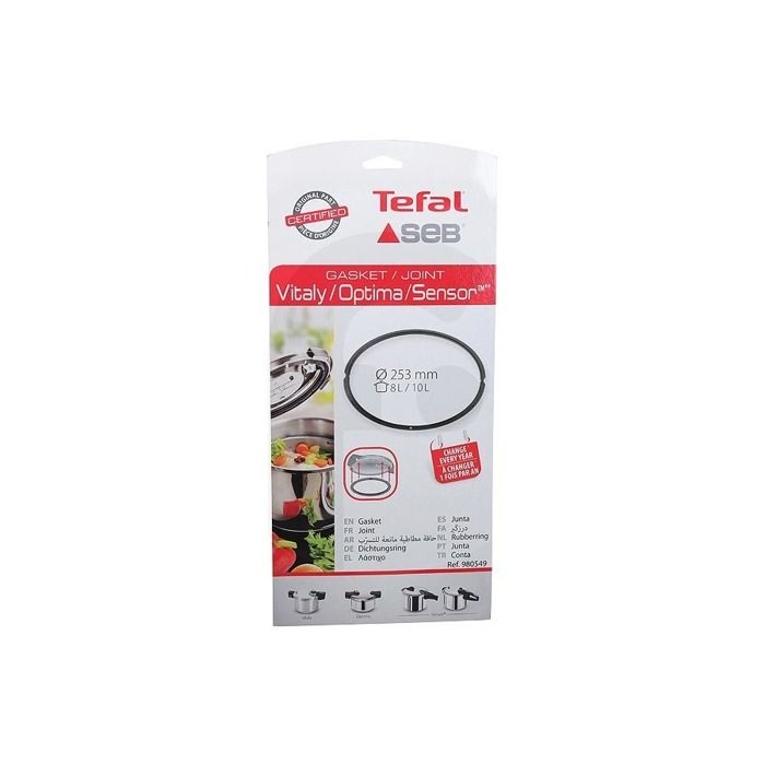 JOINT DE COCOTTE SEB 8L/10L - VITALY/OPTIMA/SENSOR- 980549(ATTENTION ne commandez pas en fonction du diametre)