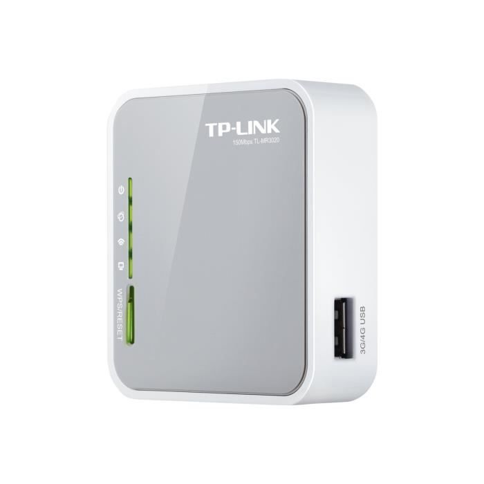 TP-LINK TL-MR3020 Routeur sans fil 802.11b-g-n 2,4 Ghz