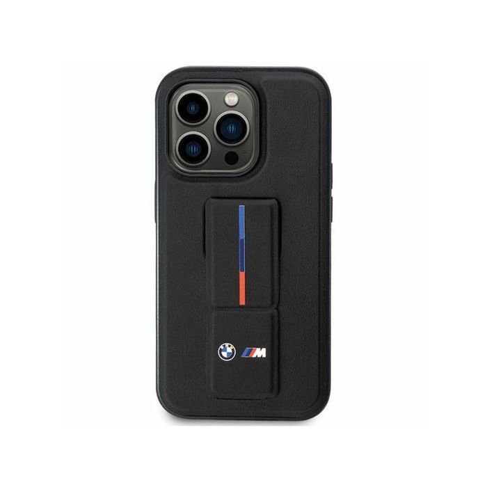 BMW Coque rigide iPhone 14 Plus (67) – Série M Performance noire bumper TPU et cuir écologique