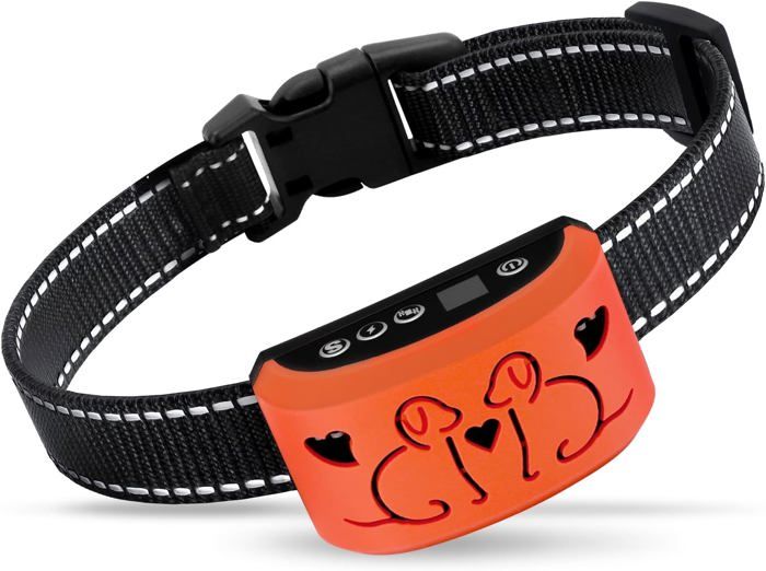 LOVE-Collier Anti Aboiement Chien RechargeableCollier De Dressage