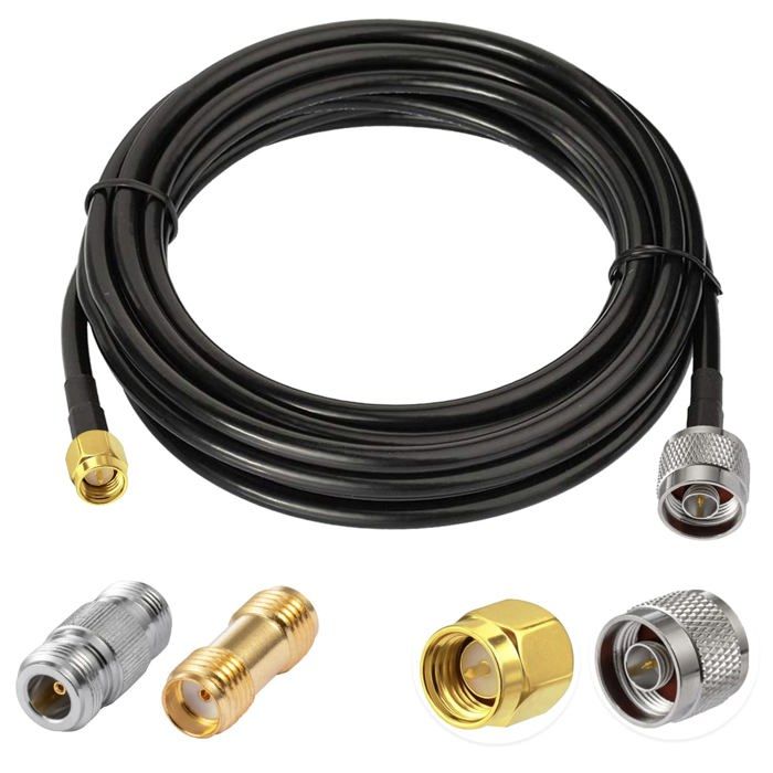 Adaptateur N Femelle Vers SMA Mâle 50ohm 11GHz Cal Test - Neuf Sous Emballage