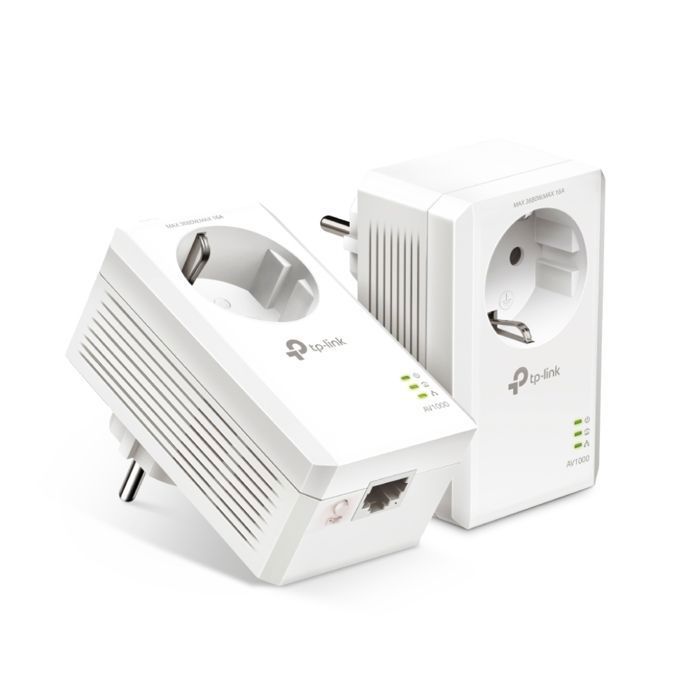 CPL 1000 Mbps 1 Port Gigabit et Prise Intégrée - TP-Link TL-PA7017P KIT - Pack de 2 CPL - Reconditionné - Tp Link