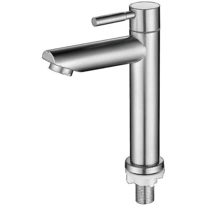 Robinet De Lavabo Simple En Acier Inoxydable Pour Eau Froide Robinet De robinet-de-lavabo-simple-en-acier-inoxydable-pour-eau-froide-robinet-de