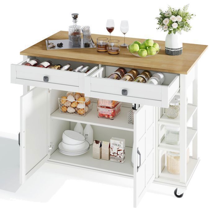 Desserte Roulante Étroite 4 Niveaux VASAGLE - 77 Cm Haut, Roulettes, Marron/Noir | Parfaite Pour Petits Espaces