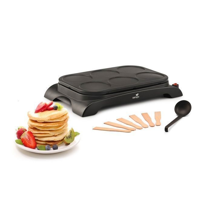 Crêpière Électrique 6 Personnes Mini Crepe Party Senya
