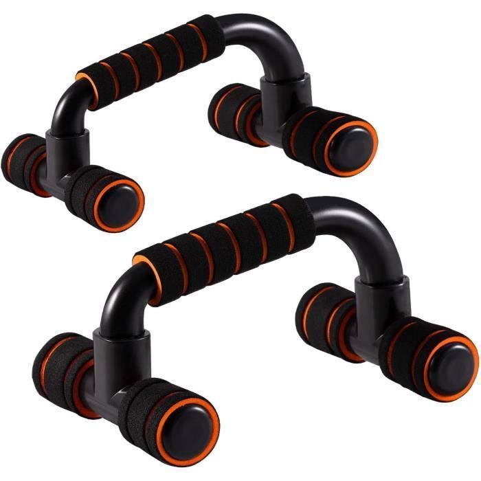 Barres De Pompes Inclinées - Poignées Ergonomiques En Mousse - Antidérapantes - Pour Entraînement à Domicile, Musculation Et Fitness