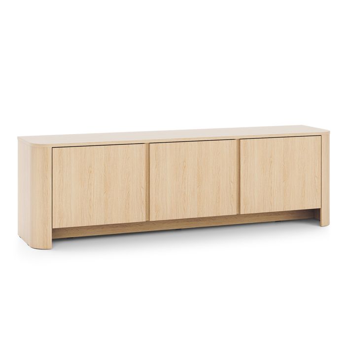 Meuble TV Komodee AMOS RTV1 Corps arrondi Chêne Chêne 39 x 168 x 52 cm Meuble TV Komodee AMOS RTV1 Corps arrondi Chêne Chêne 39 x 168 x 52 cm