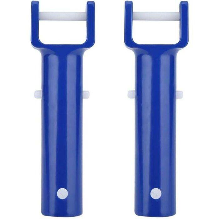 Lot De 2 Pinces Fixes Pour Canne à Pêche – ABS + Mousse Antidérapante, 45x29x23 Mm – Verrouillage Double Position, Protection Mousse – Porte-canne Pour Kayak, Voyage, Rangement