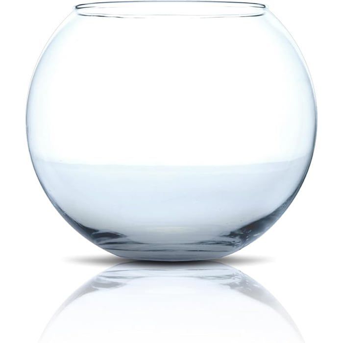 Meilleurs prix pour Fishbowl/boule en verre transparent Crystal Globe 30 cm aquarium soufflé pour poisson rouge VASE