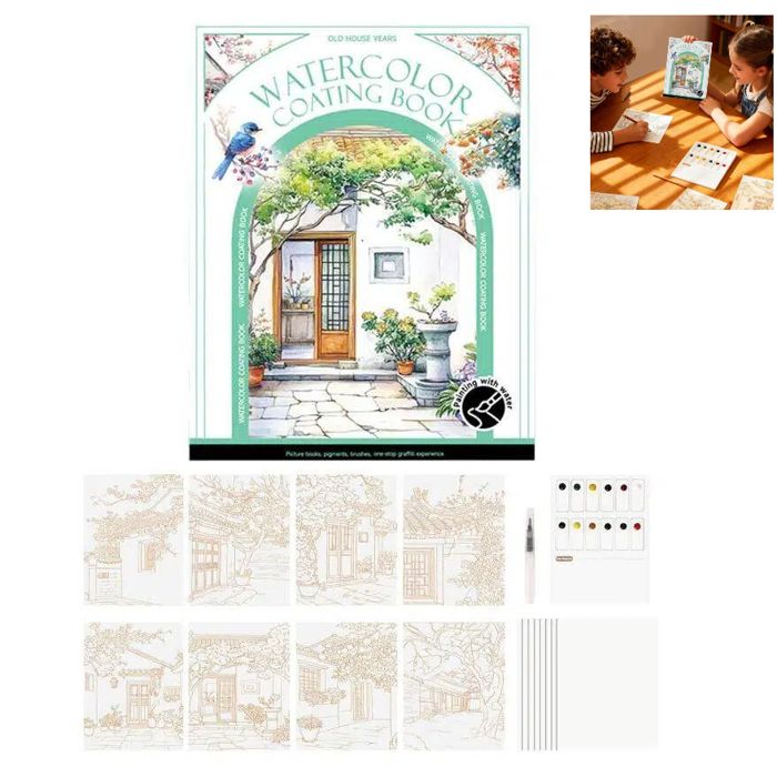 Livre De Coloriage Créatif Noël – 21x29,5 Cm, 160 G, Dès 3 Ans, Avec Puzzles