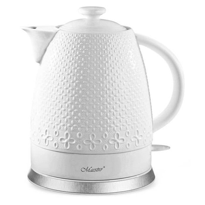 Bouilloire - MAESTRO - MR-073 - Céramique - 15L - 1200W - Blanc