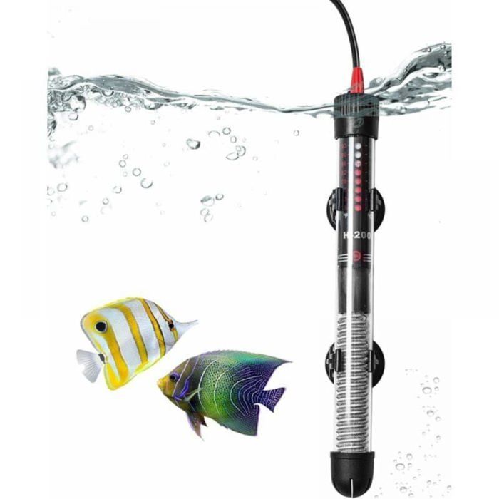 Chauffage Aquarium Réglable 120L 100 W Résistance Aquarium avec Thermostat 20-34 °C pour Réservoirs à Poissons et Aquarium