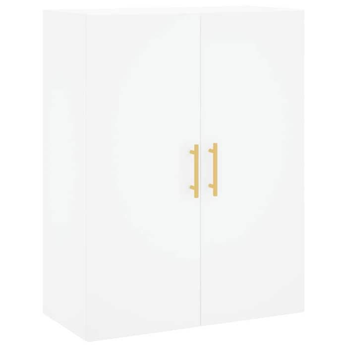 SOLDE DHIVER®Cabinet de salon/chambre/Cuisine - KENNETH - Armoire murale blanc 695x34x90cm - 810953
