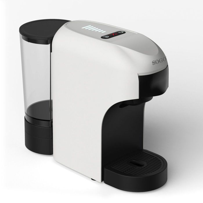 Cafetière multi-capsules 4 en 1 « Espresso MultiBrew 1400 » Blanc - Sogo