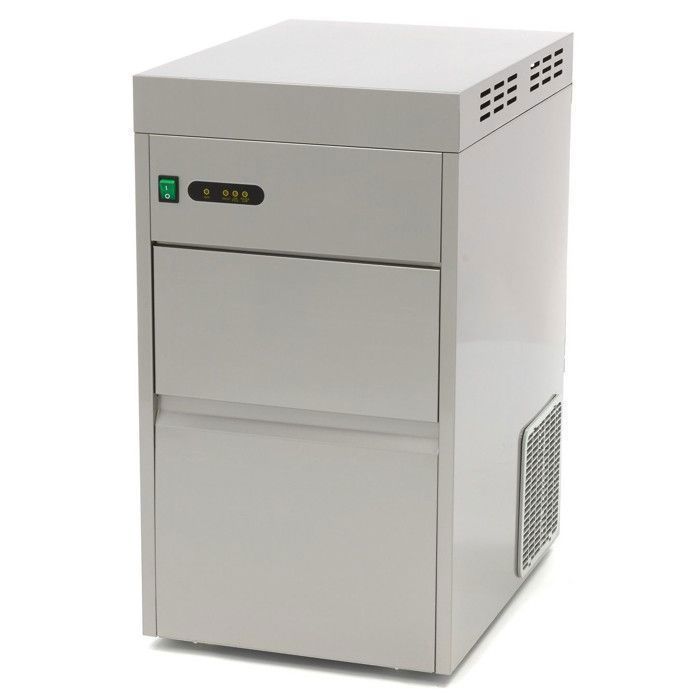 Machine à glace pilée professionnelle 50kg - grains - 300W - commande digitale - réfrigérant R290