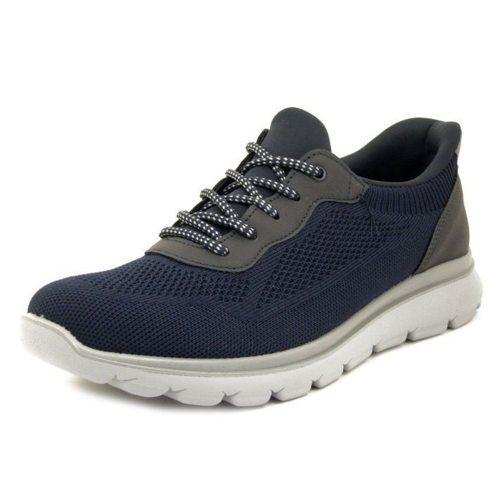 Basket Homme - IMAC - Textile Bleu - Closure easy fit - Basket Homme - IMAC - Textile Bleu - Closure easy fit -