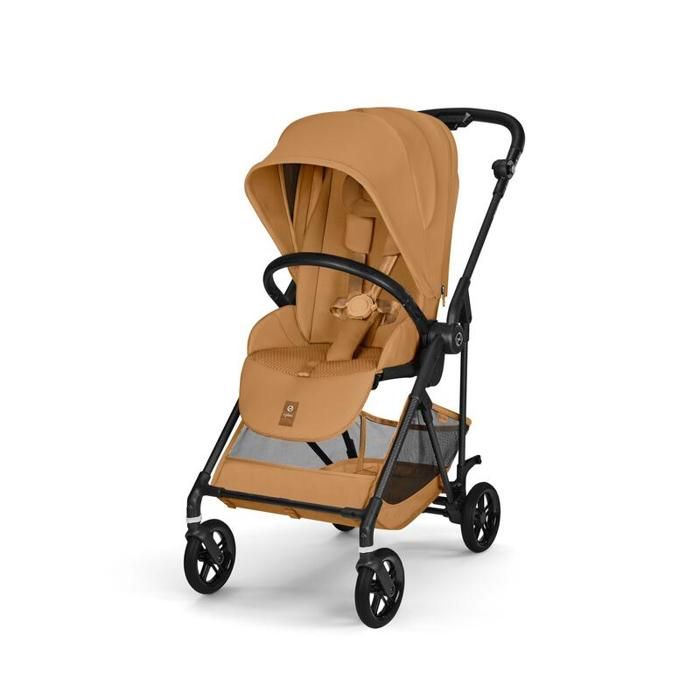 CYBEX - Poussette Melio 6 Carbon Cinnamon Yellow