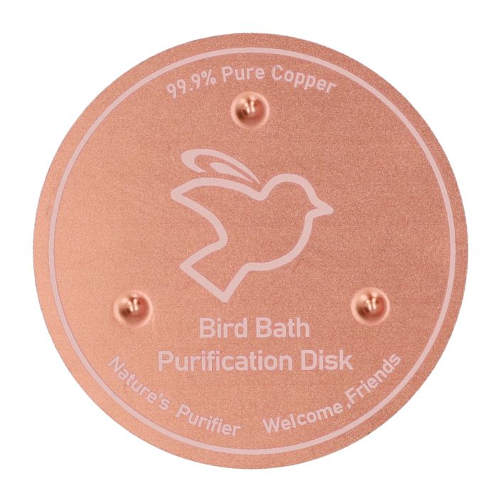 Disque cuivre bain oiseaux – MLBQ – Antisalissure – Bain extérieur