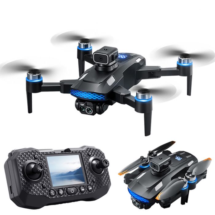 Drone avec caméra 25x25x8cm télécommande écran intégré évitement obstacles intelligent transmission - Gossfen - vidéo hd moteur br Drone avec caméra 25x25x8cm télécommande écran intégré évitement obstacles intelligent transmission - Gossfen - vidéo hd moteur br