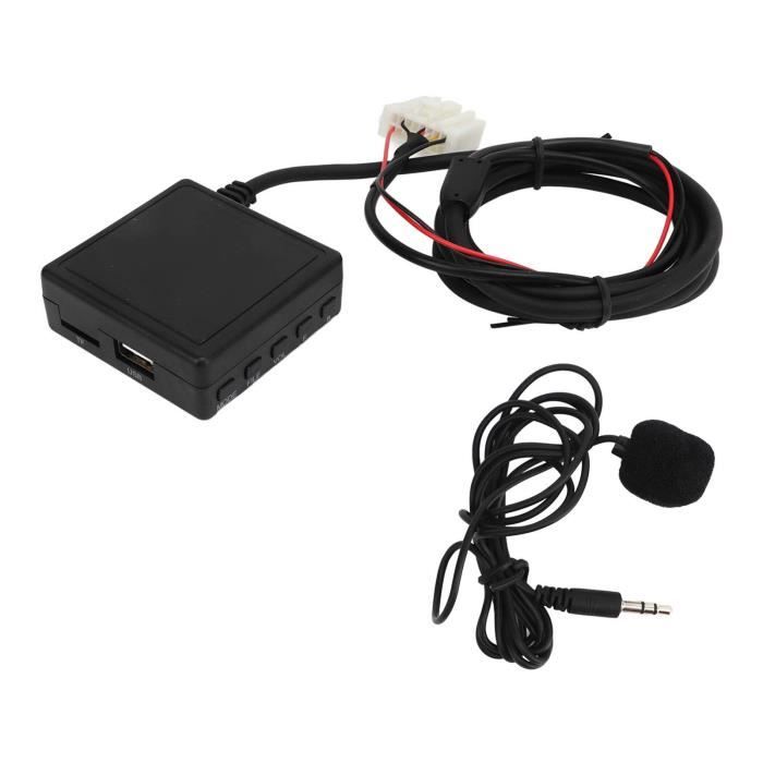 Accessoires audio August Recepteur Bluetooth Audio aptX LL pour Chaine HiFi  et Enceinte – MR230 – Adaptateur Sans Fil, Jack, RCA, Auxiliaire, Streaming  - Noir