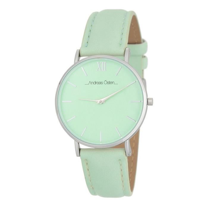ANDREAS OSTEN Montre Femme Quartz AOS18009 turquoise Bleu