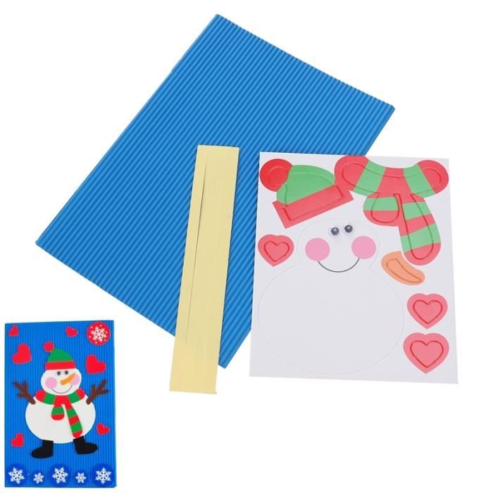 Cartes De Bricolage Pour Enfants Faisant Des Cartes De Vœux De Noel Fournitures Accessoires D Artisanat Bonhomme De Neige Achat Vente Papier Creatif Cartes De Bricolage Pour Cdiscount Cartes De Bricolage Pour Enfants Faisant Des Cartes De Vœux De Noel Fournitures Accessoires D Artisanat Bonhomme De Neige Achat Vente Papier Creatif Cartes De Bricolage Pour Cdiscount