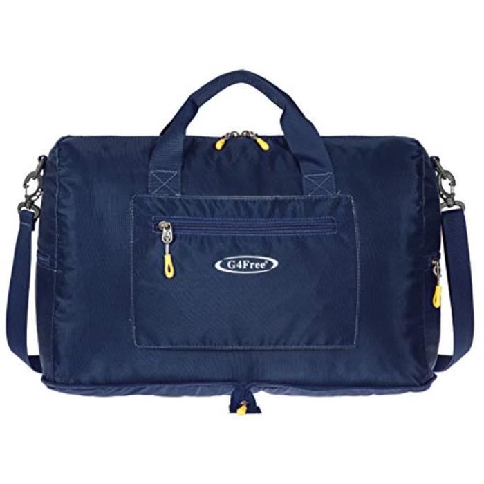 Grand Sac De Voyage à Roulettes 120L - Imperméable, Pliable, Pour Camping, Week-end, 80x40x40 Cm - 13