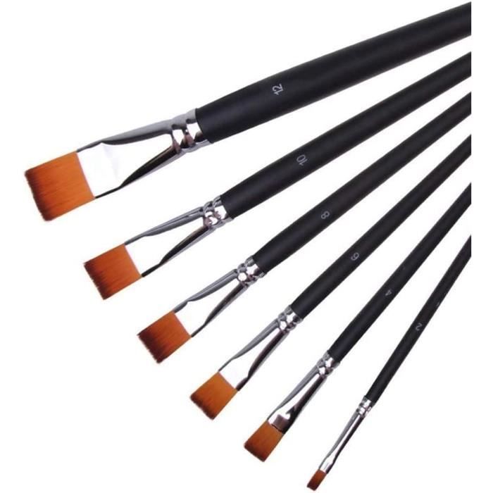 6PCS Detail Paint Brush, Miniature Painting Brushes Kit