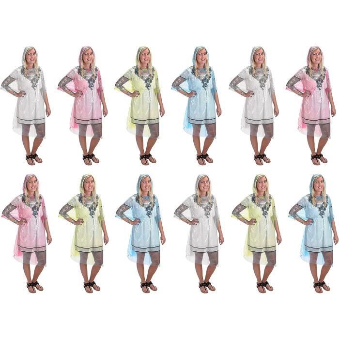 Combinaison De Pluie Enfant Imperméable - Poncho Une Pièce Avec Capuche Et Bandes Réfléchissantes