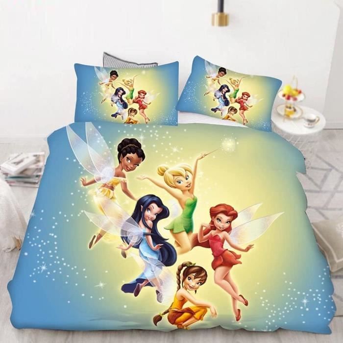 LLSZAHD Parure De Lit 90x190 fée du Lotus Vert Parure De Lit 1 Personne