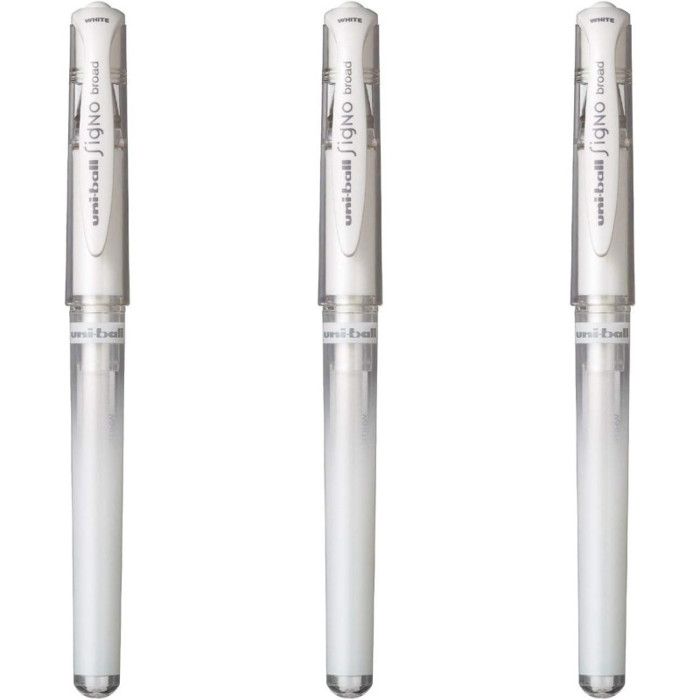 Stylo Roller Signo à Bille Moyenne - Couleur Or Métallisé - Écriture Fluide