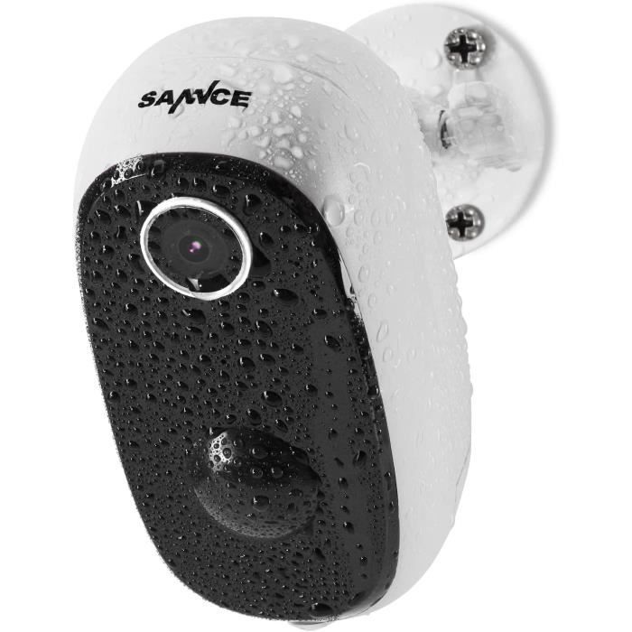 Caméra IP Full HD 1080p WiFi vision nocturne intérieur/extérieur