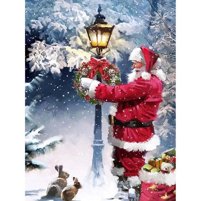 Diamant Painting Noel Kit De Peinture Diamant 5D - DIY - Stitch