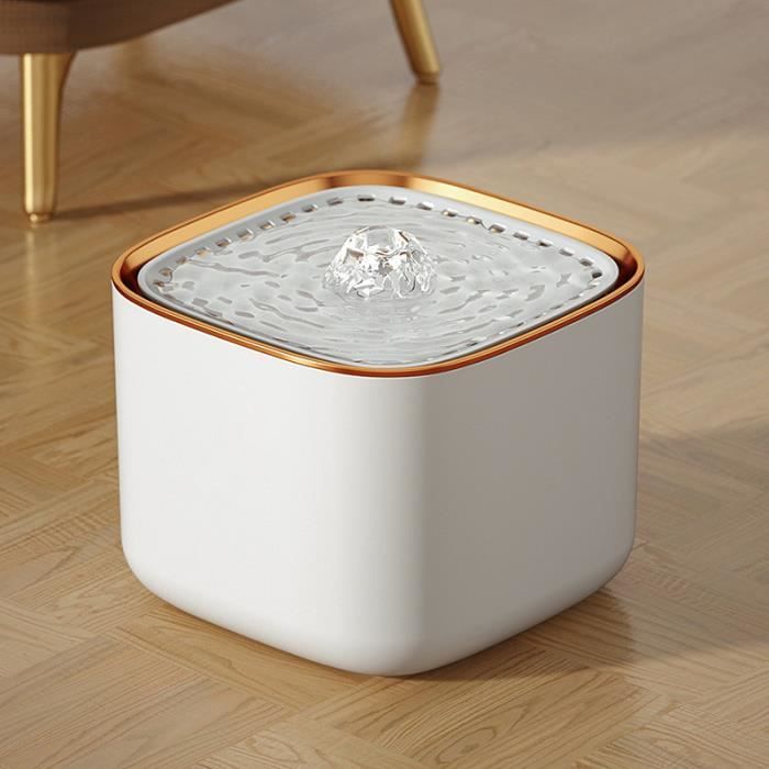 Fontaine à eau pour chat - Modèle 3L - Ultra silencieuse - Sans fil - Filtre intégré