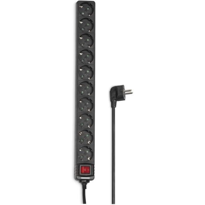 Multiprise 10 Prises 16A avec Interrupteur (Rallonge multiprises 3m ...