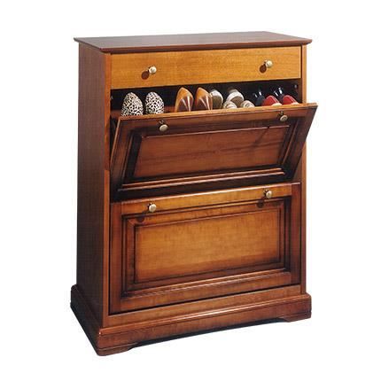 Meuble à chaussures - Alsace - Style Louis Philippe - Faible encombrement
