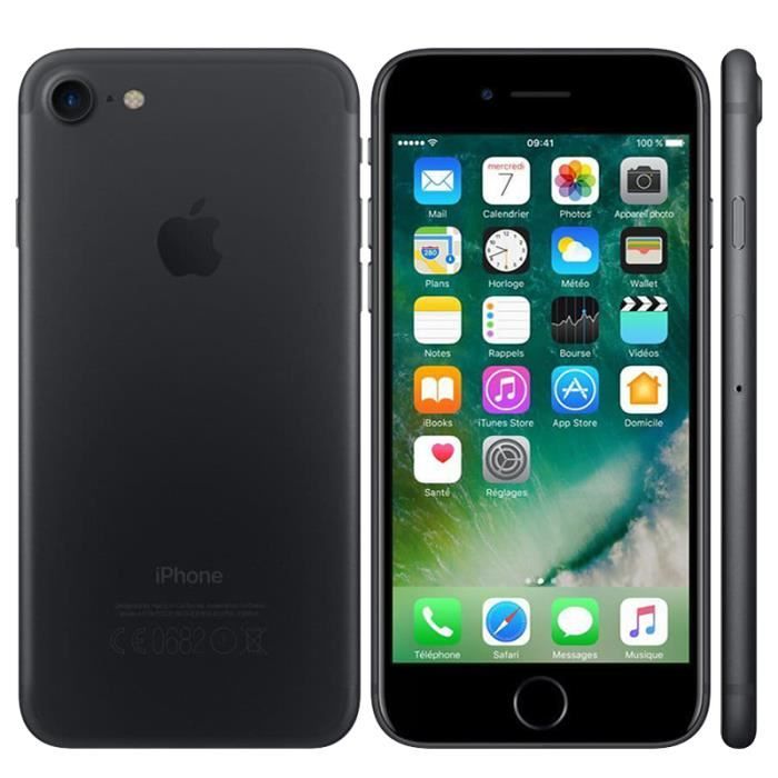 IPhone 7 32 Go - Noir mat reconditionné - Téléphonie