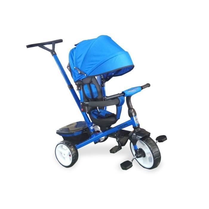 Tricycle Evolutif Pour Bebe Enfant Neon Bleu Cdiscount Sport