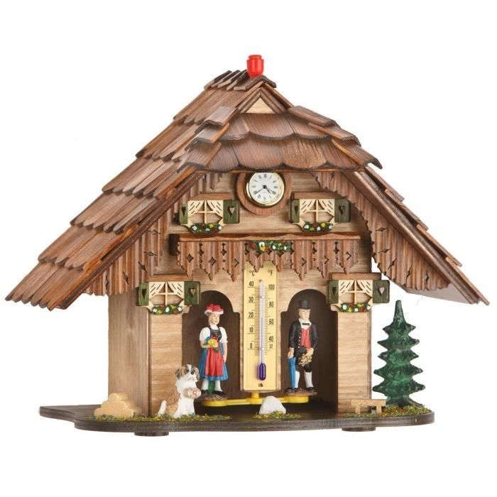 Chalet météo exclusif TU 848 Multicolore Bois Cdiscount Maison