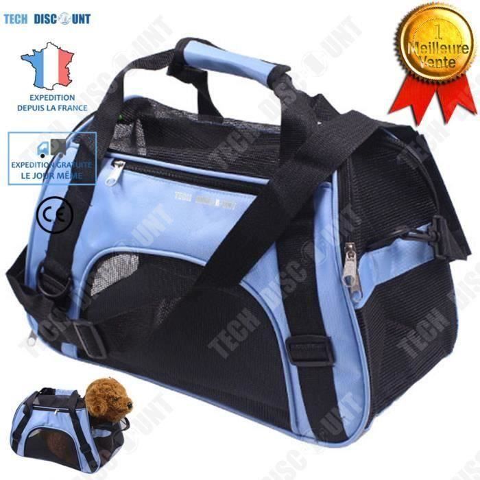 Kin Td Sac De Transport Pour Chat Chien Petite Taille Voiture Velo Moyen Bandouliere Avion Chihuahua Pour Animal De Compagnie Con Cdiscount