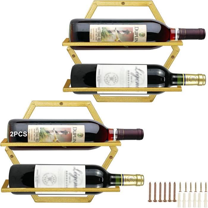 Porte-bouteille Vin Mural Acrylique Transparent – Wholesale POS – Présentation Perspex