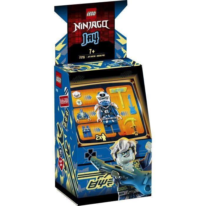 LEGO NINJAGO 71715 Avatar Jay Capsule Arcade Cdiscount Jeux Jouets