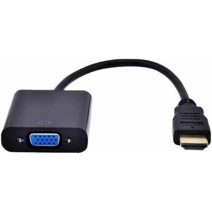 Adaptateur hdmi vers vga, Subway1080P HDMI Mâle vers VGA Femelle Video  Convertisseur Adaptateur - Cdiscount Informatique