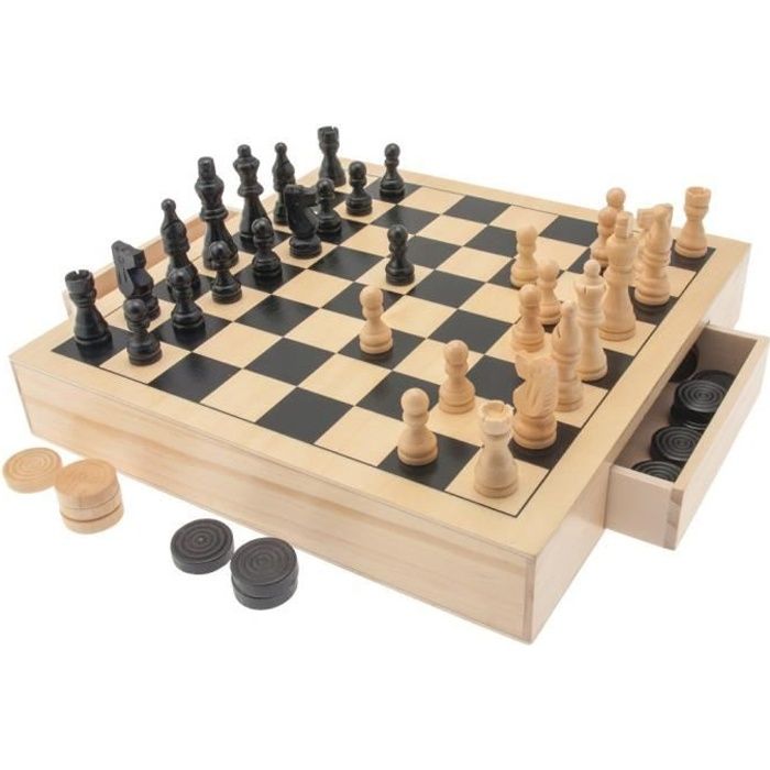 Teorema 40500 Dame Echecs Et Trones Bois Achat Vente Jeu Societe Plateau Cdiscount